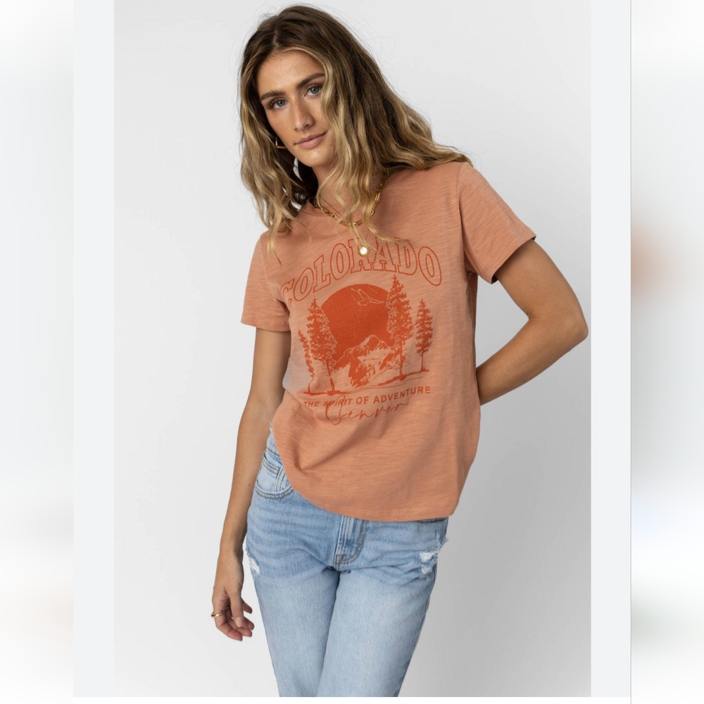 Orange Colorado tee